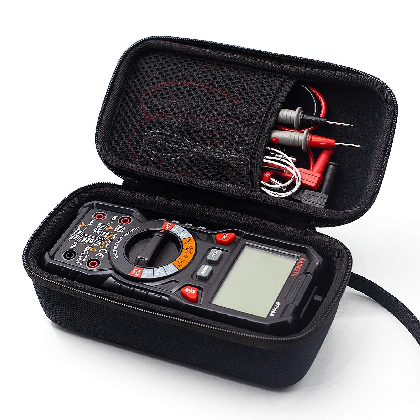 KAIWEETS HT118A/HT118E Multimeter Case, 8.2 x 4.5 x 3.5 inches, Black KAIWEETS HT118A/HT118E Multimeter Case, 8.2 x 4.5 x 3.5 inches, Black