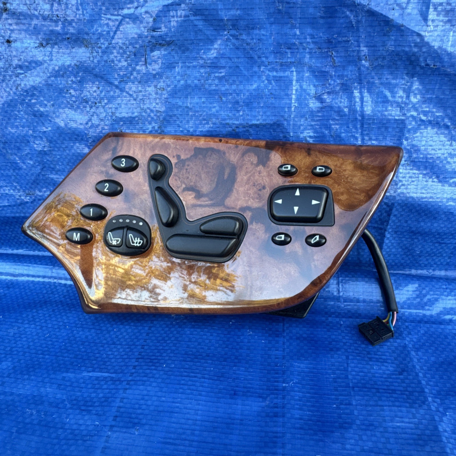 00-06 Mercedes CL55 CL500 W215 Front Seat Control Switch Panel Driver Side Left