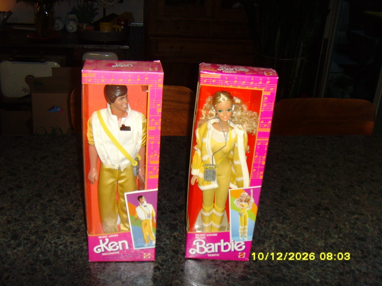 Vintage 1985 Mattel Foreign Issue Music Lovin\' Barbie & Ken Dolls NRFB Vintage 1985 Mattel Foreign Issue Music Lovin\' Barbie & Ken Dolls NRFB