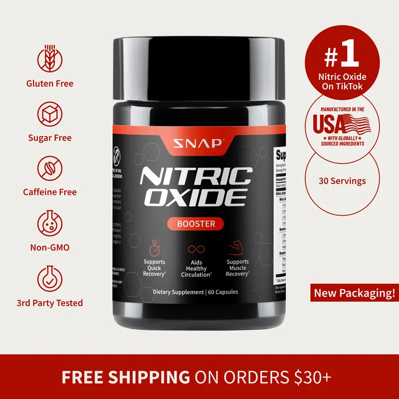 SNAP Nitric Oxide Booster Support Healthy Blood Circulation