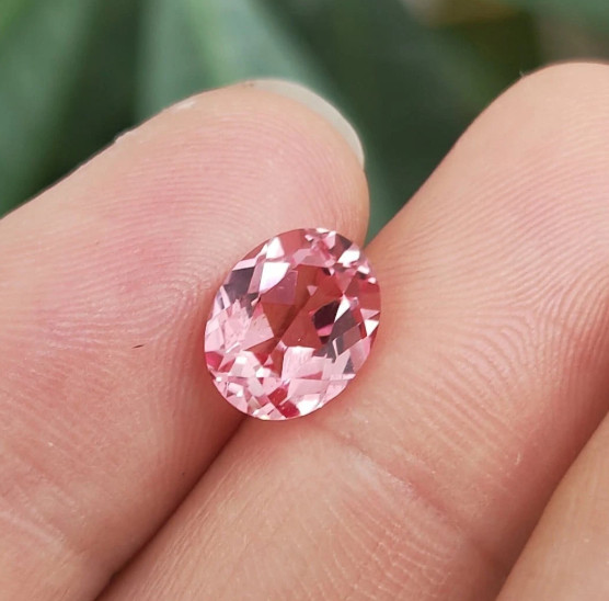 8.70 Ct Natural Padparadscha Sapphire CERTIFIED Oval Cut Ceylon Loose Gemstone