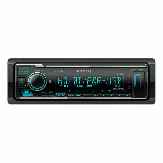 NEW Kenwood KMM-X704 1-DIN Car Digital Media Receiver w/ Bluetooth, HD Radio NEW Kenwood KMM-X704 1-DIN Car Digital Media Receiver w/ Bluetooth, HD Radio