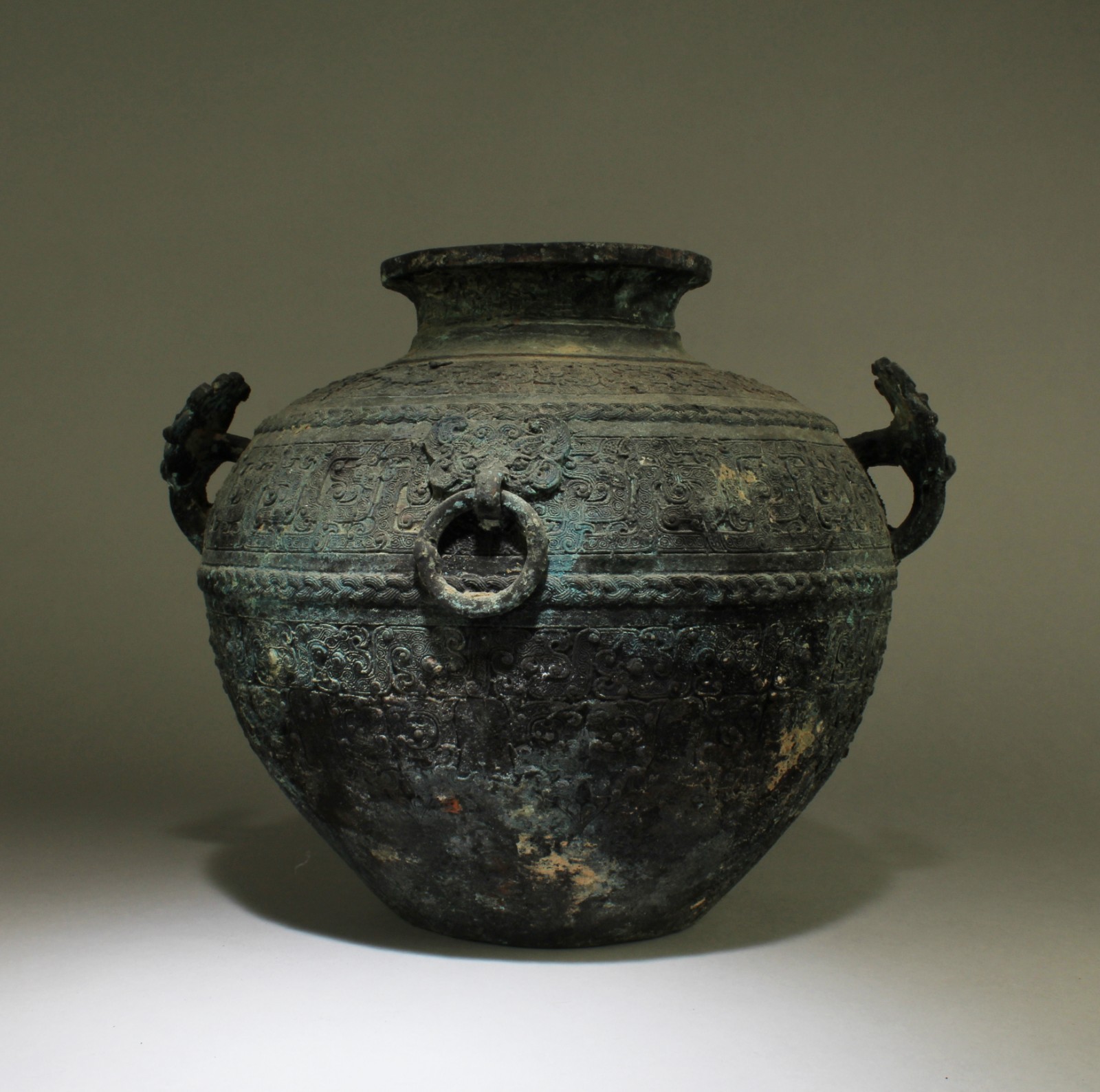 A Bronze Archaistic Jar A Bronze Archaistic Jar