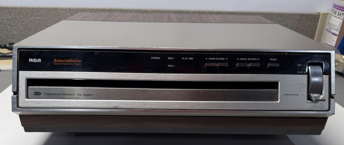 RCA SelectaVision SGT 200 Stereo CED VideoDisc Player Tested Works SGT200 Vintag
