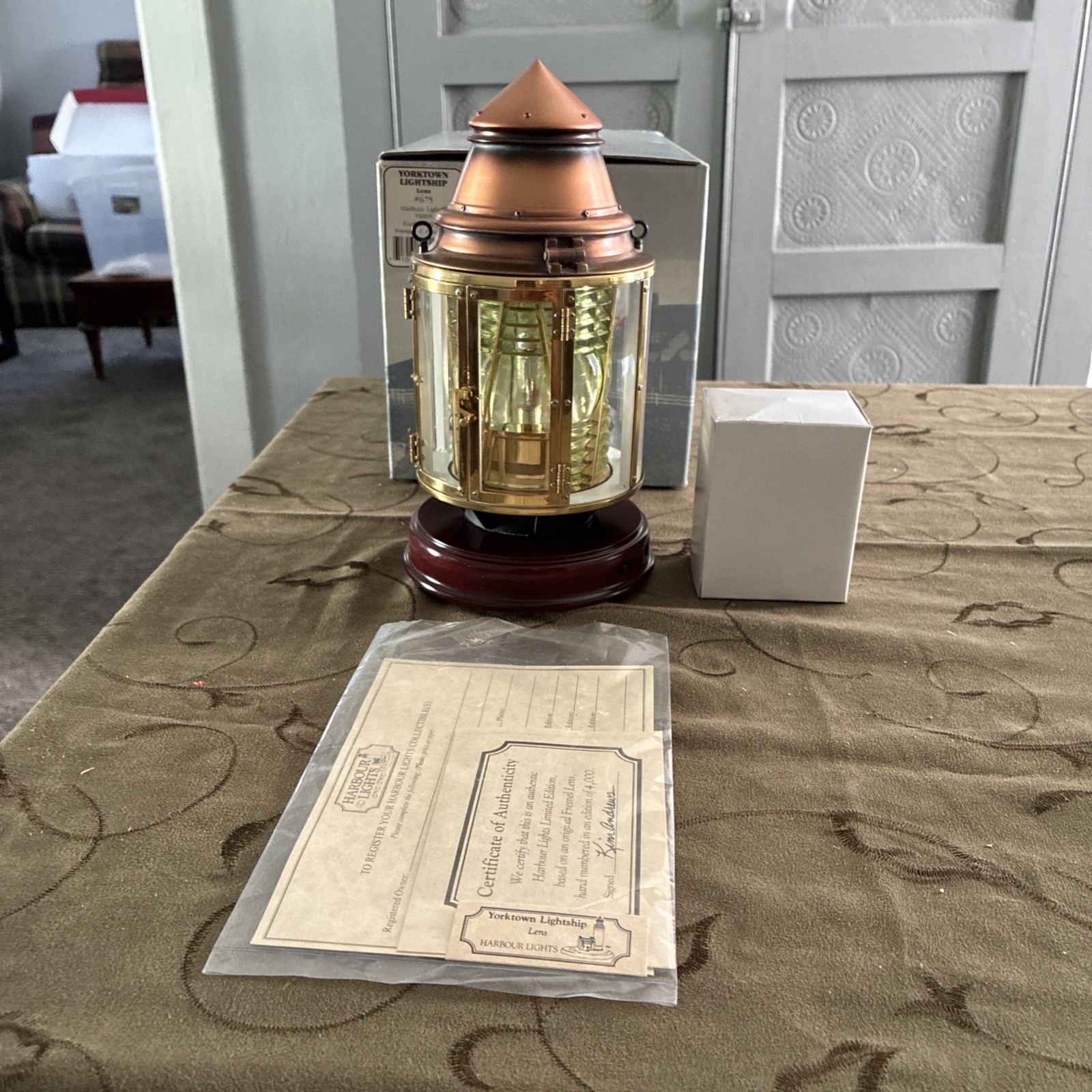 Vintage Harbour Lights Yorktown Lightship # 675 Fresnel Lens 2221/4000