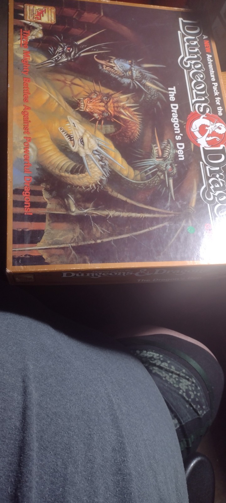 Dungeons & Dragons D&D The Dragon\'s Den Boxed Set complete 1073 Great Shape
