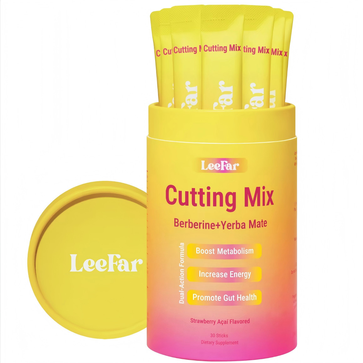 LeeFar Cutting Drink Mix -I Strawberry Acai Flavor - 30 Servings LeeFar Cutting Drink Mix -I Strawberry Acai Flavor - 30 Servings