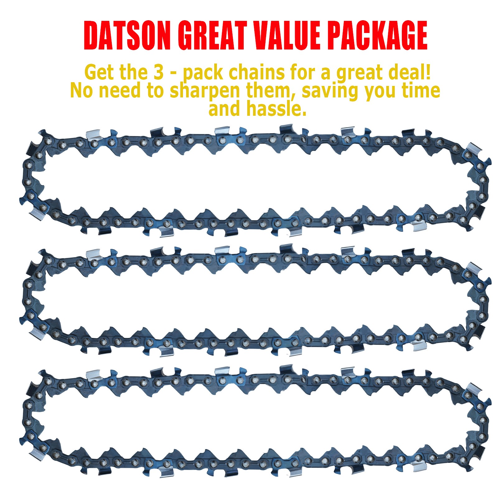 3PACK,16 Inch Chainsaw Chain .325\