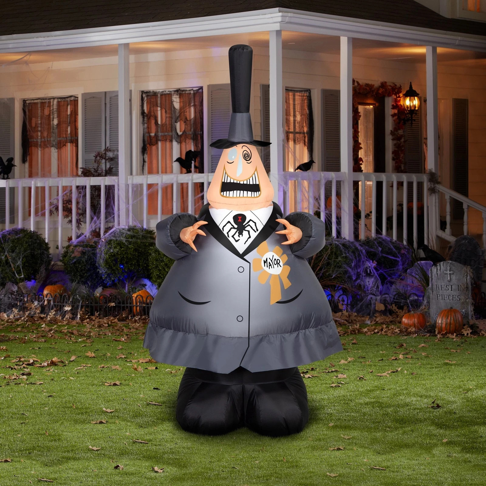 7 FT ANIMATED MAYOR FROM NIGHTMARE BEFORE CHRISTMAS AIRBLOWN INFLATABLE 7 FT ANIMATED MAYOR FROM NIGHTMARE BEFORE CHRISTMAS AIRBLOWN INFLATABLE