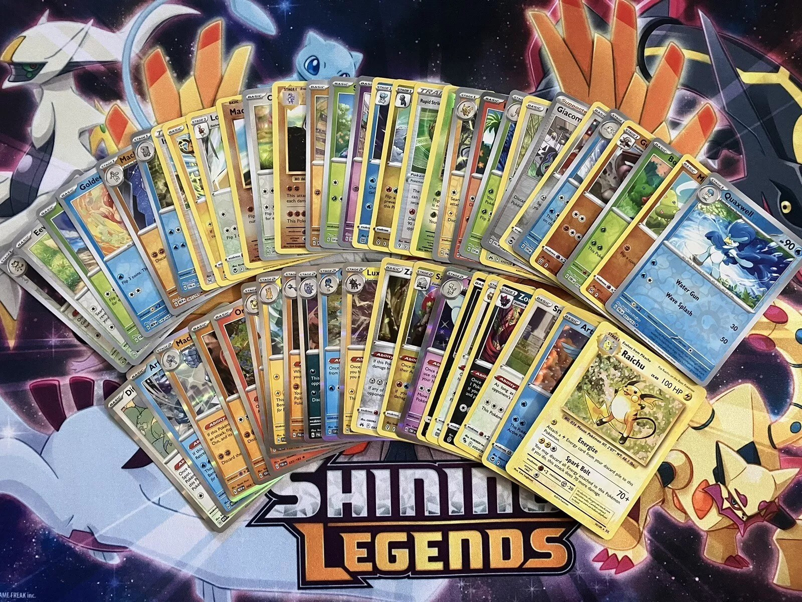 Pokemon Card Lot Of 50 - All Holos NO DUPLICATES FREE TRACKING