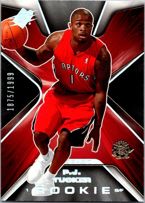 2006-07 SPx #119 P.J. Tucker /1999 Rookie Card RC Houston Rockets Raptors 76ers