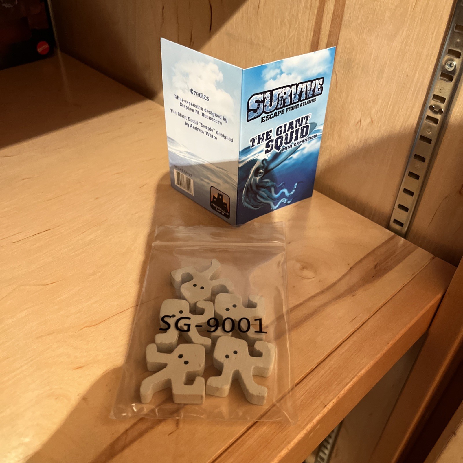Survive Escape from Atlantis THE GIANT SQUID Mini Expansion SH - 9001 Brand New