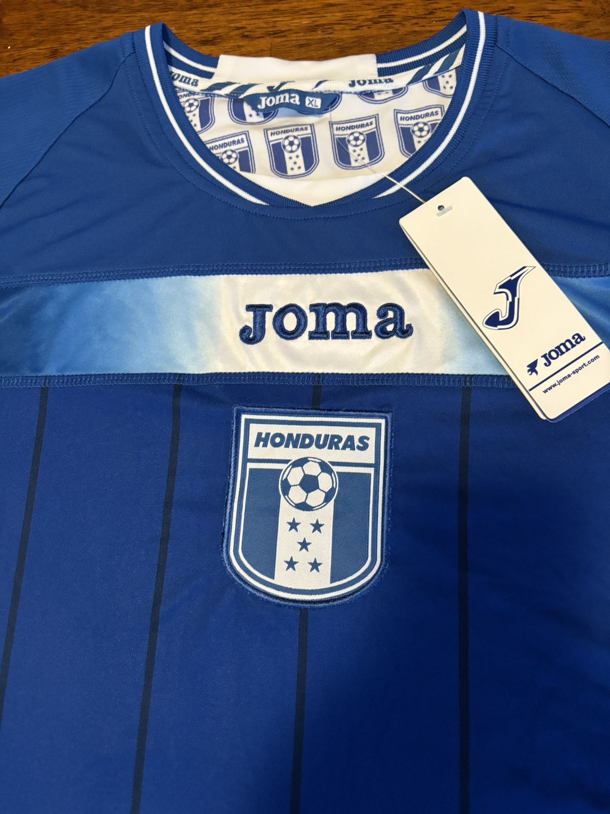 Joma Honduras Men's Away Jersey 2010 - Blue XL NWT Joma Honduras Men's Away Jersey 2010 - Blue XL NWT
