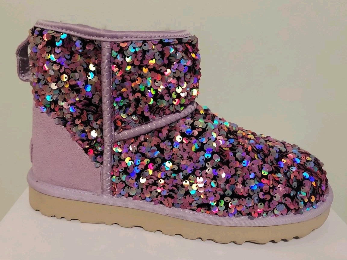 1112515 UGG Australia STELLAR Mini Sequin AMAZING Sparkle Boots I LOVE SHOES