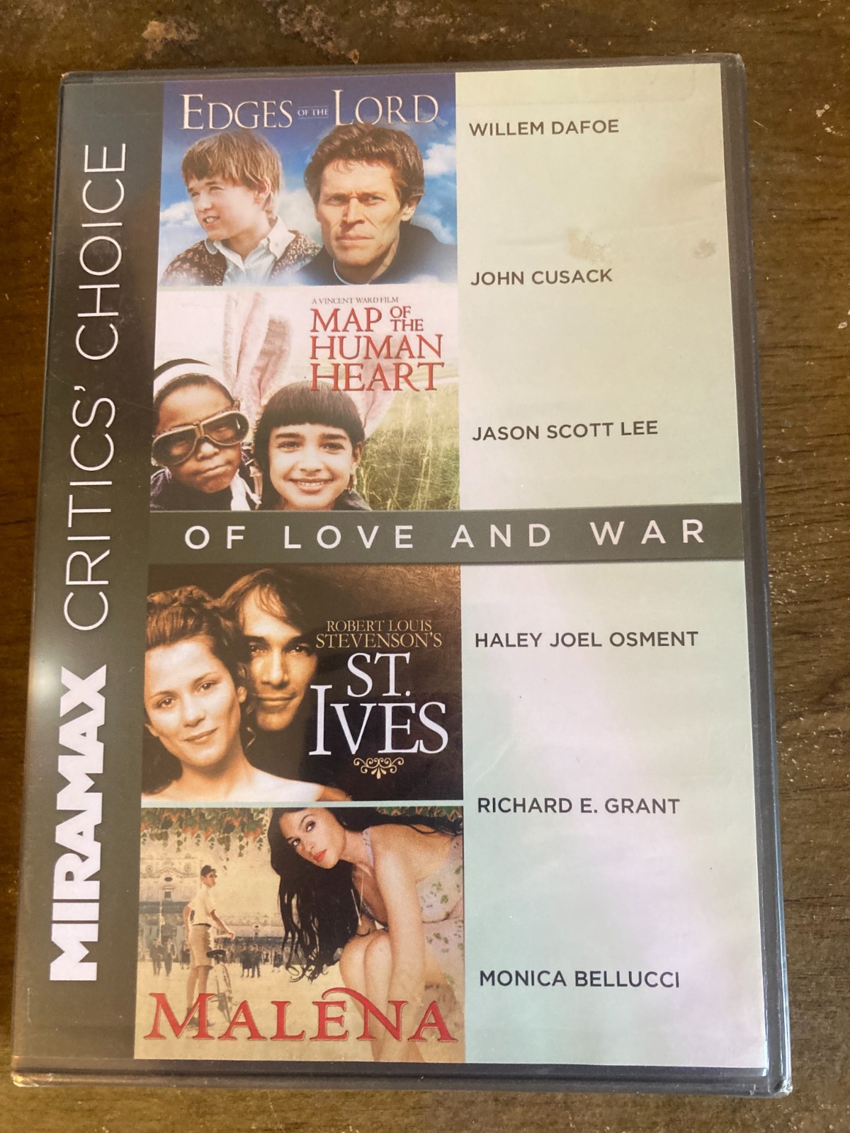 Miramax Critics Choice: Of Love and War St. Ives, Malena, Edges of Lord - NEW Miramax Critics Choice: Of Love and War St. Ives, Malena, Edges of Lord - NEW