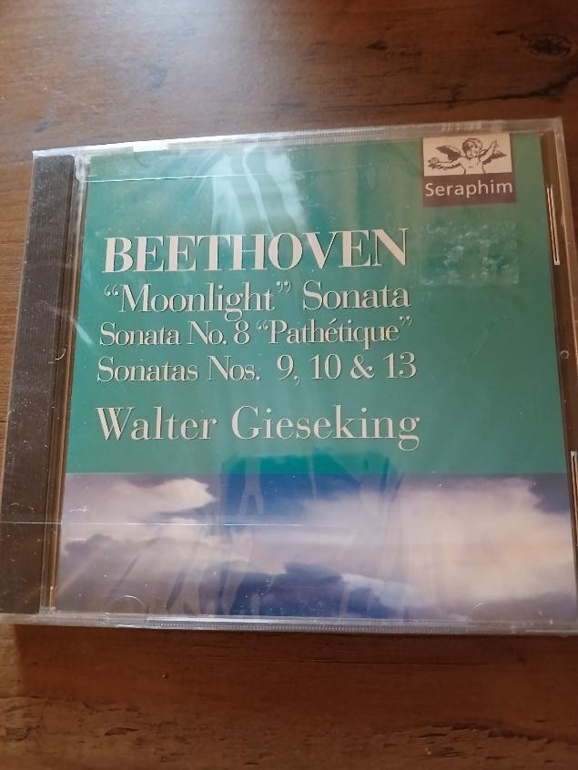 Beethoven: Moonlight Sonata CD - Walter Gieseking on Piano - New/Sealed Beethoven: Moonlight Sonata CD - Walter Gieseking on Piano - New/Sealed