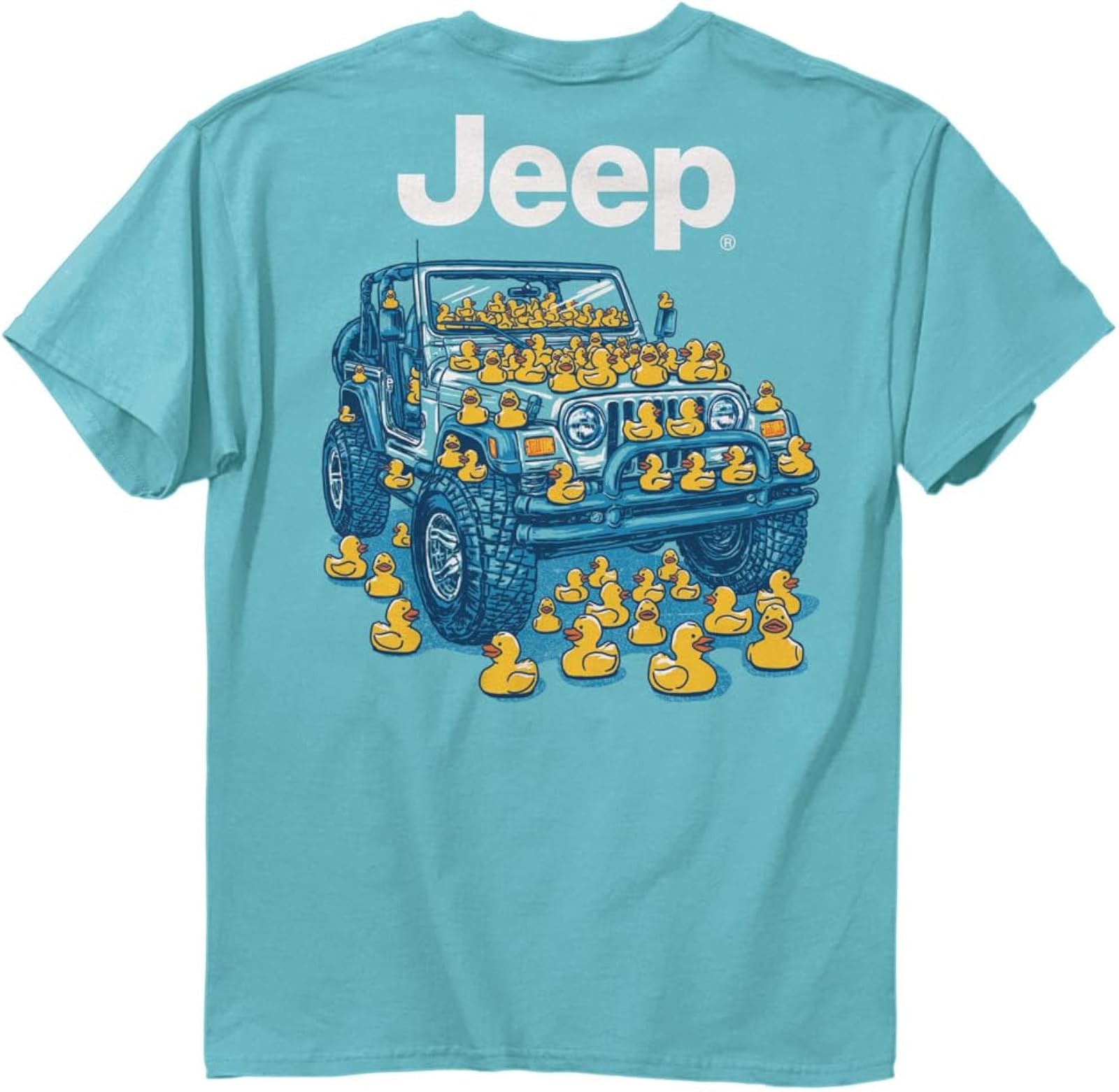 JEDCo Jeep Duck Cotton Short Sleeve T-Shirt - Comfortable & Stylish
