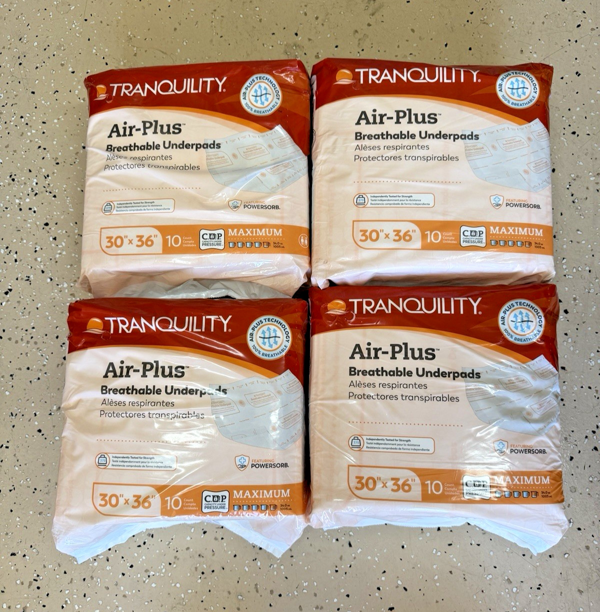 Tranquility AIR-Plus Extra-Strength Breathable Underpad 30 Tranquility AIR-Plus Extra-Strength Breathable Underpad 30