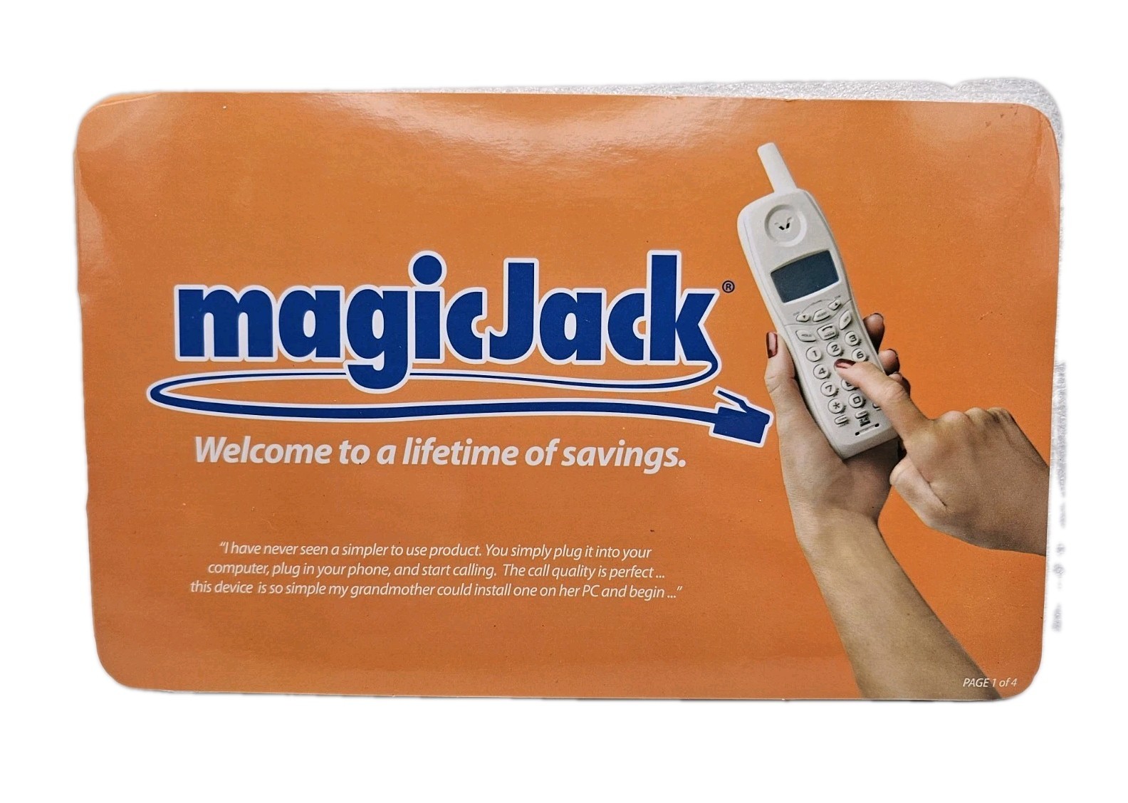 Vintage Original magicJack USB Phone Adapter Dongle Extension Cable 1st Gen Vintage Original magicJack USB Phone Adapter Dongle Extension Cable 1st Gen