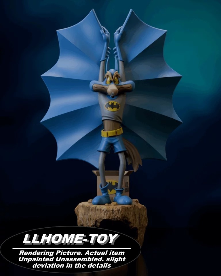 16CM tall Batman Resin 3D Print Unpainted Unassembled GK statue Figure