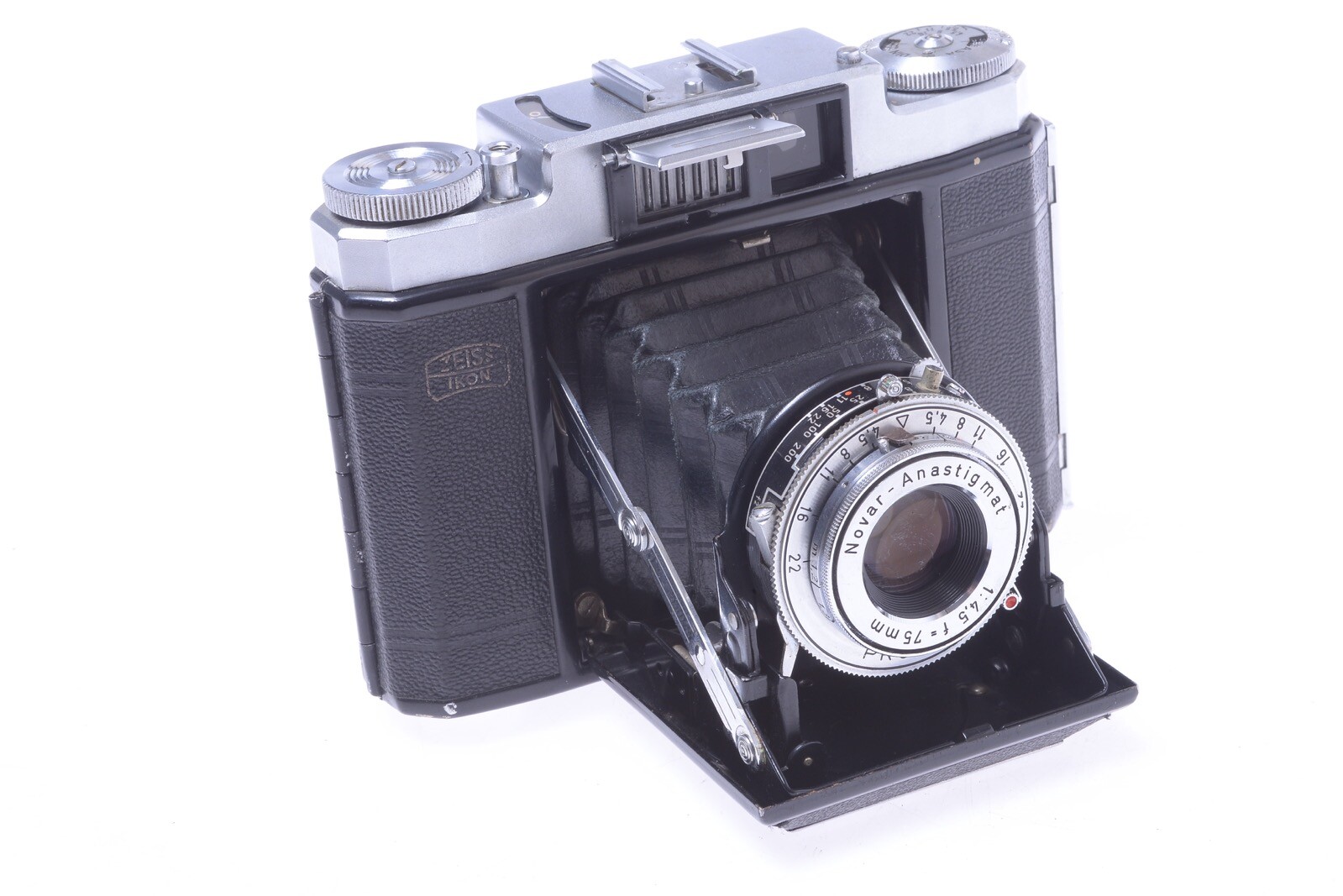 ✅ ZEISS NETTAX 513/16 HORIZONTAL CAMERA FOLDING W/ 75MM 4.5 NOVAR LENS