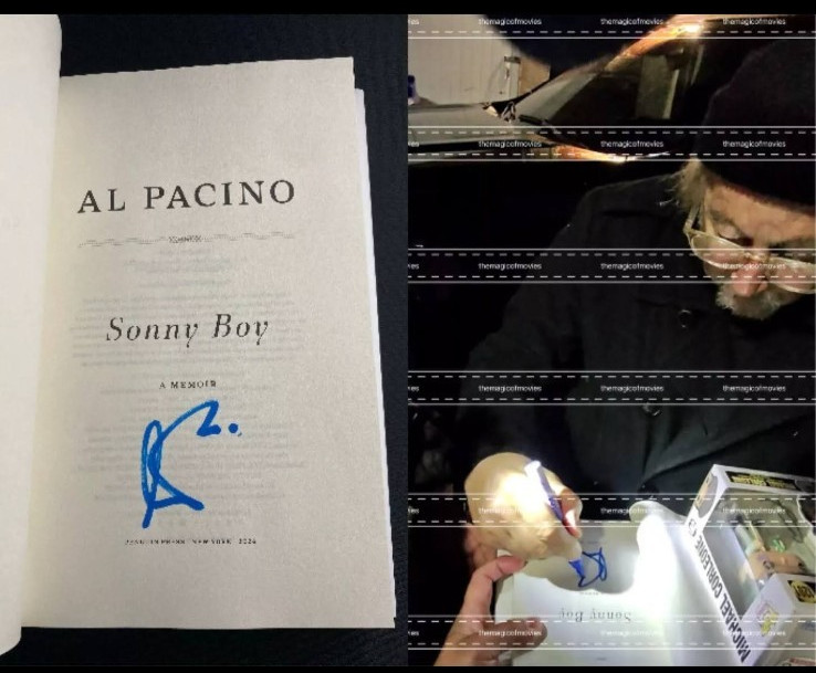 Al Pacino \'\'Signed\'\' Sonny Boy 1st Edition with Video Proof