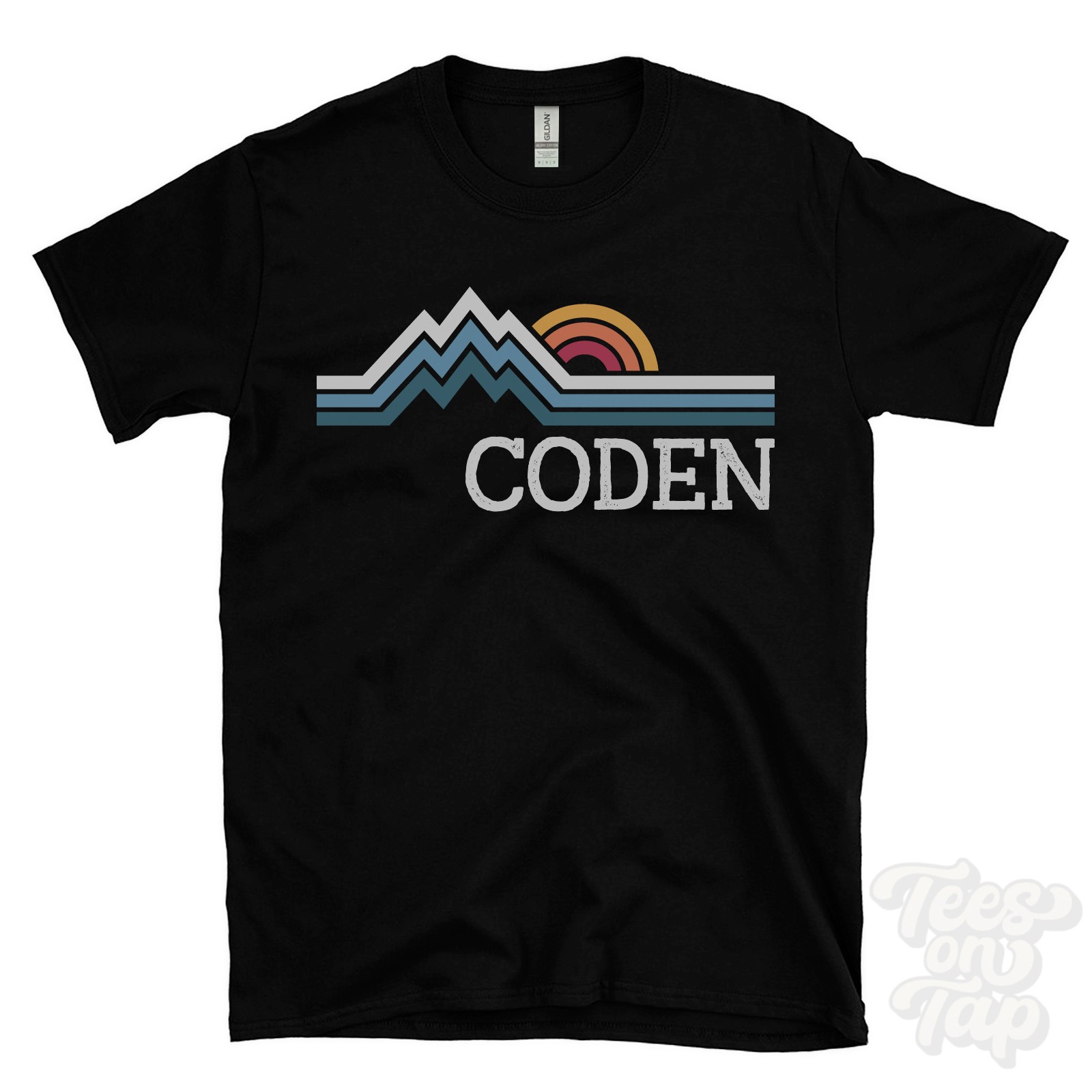 CODEN T-SHIRT RETRO LOGO PARODY alabama mobile usa