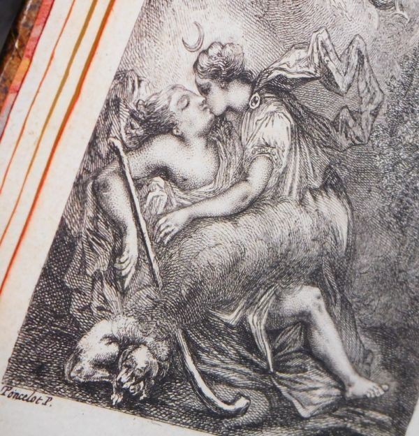 Wieland Contes Comiques 1771 Frankfurt Rare French Edition with Engraved Plate
