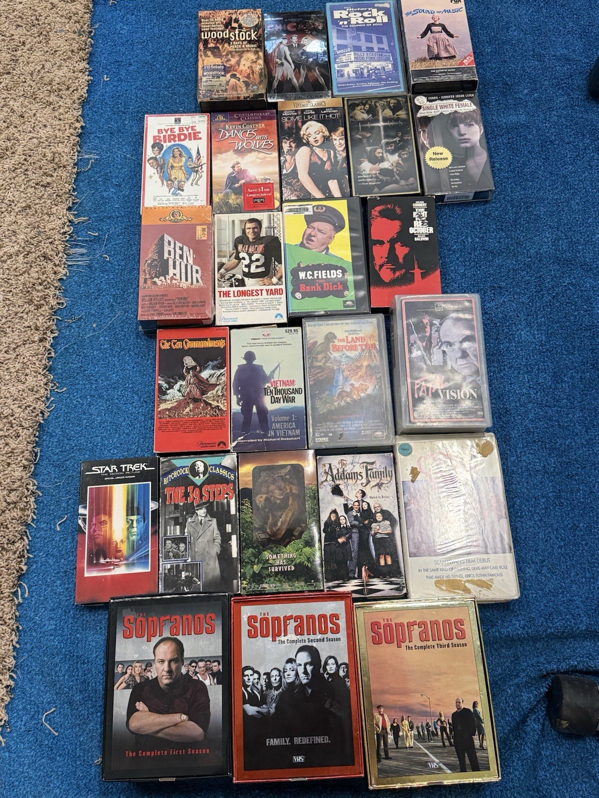25 Classic VHS Original Lot For Collector and Analog  Viewing￼