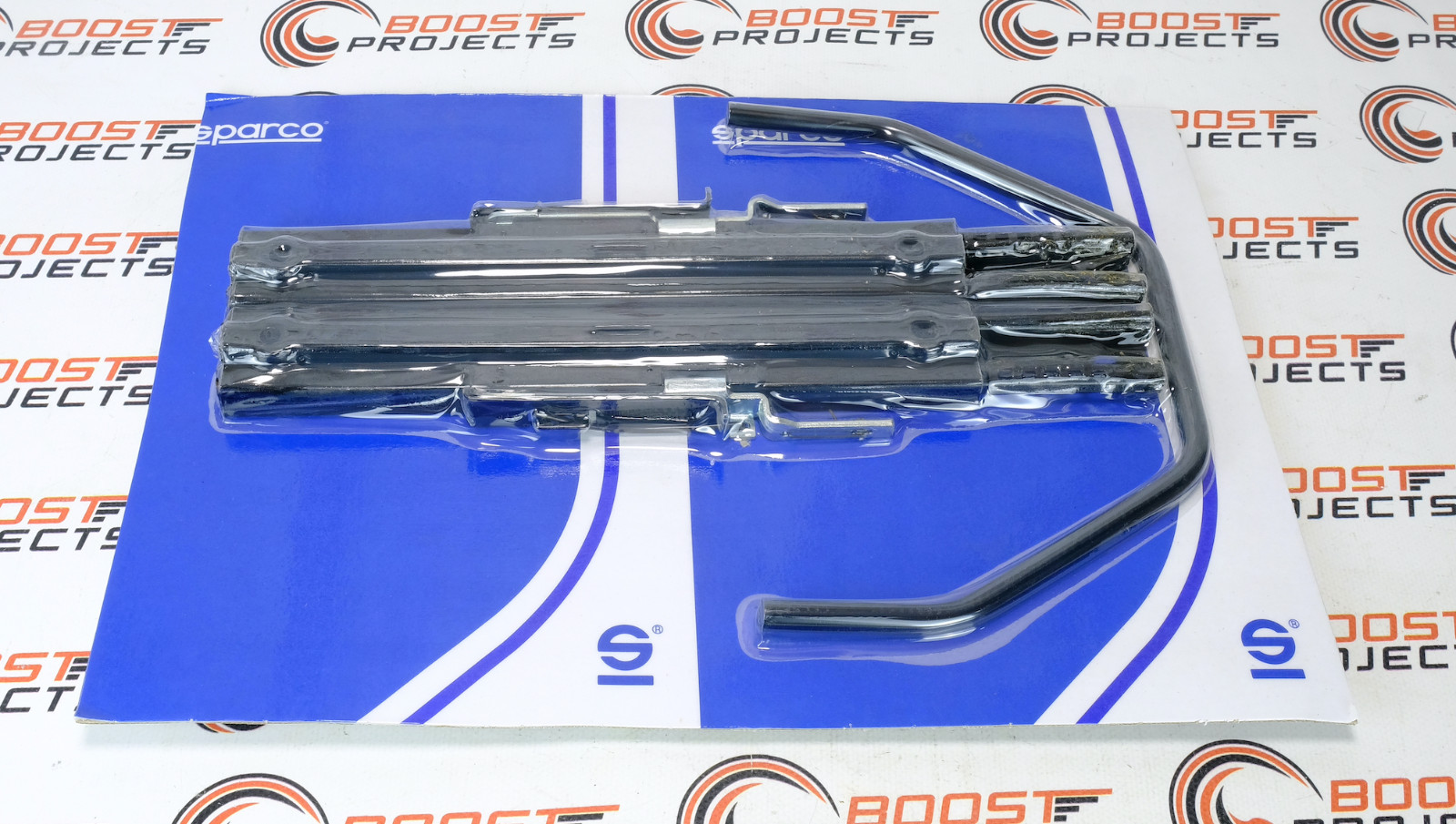Sparco Seat Track Sets Steel Black Powdercoated Sliding Style 00493