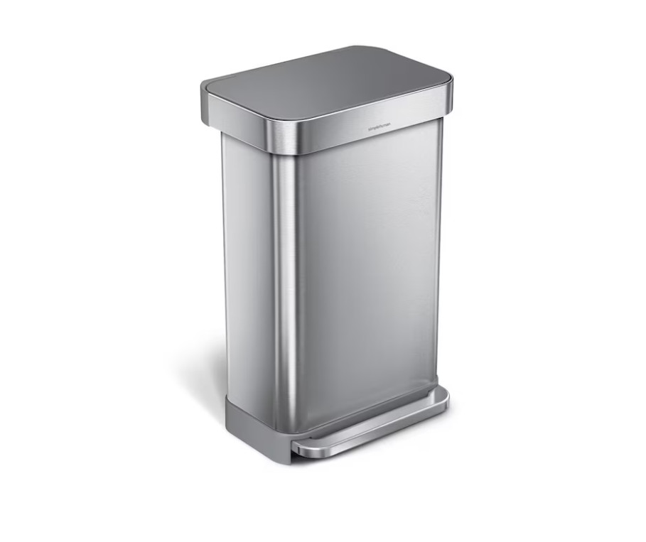 [ BIG SALE ] simplehuman 45L Brushed Steel Trash Can