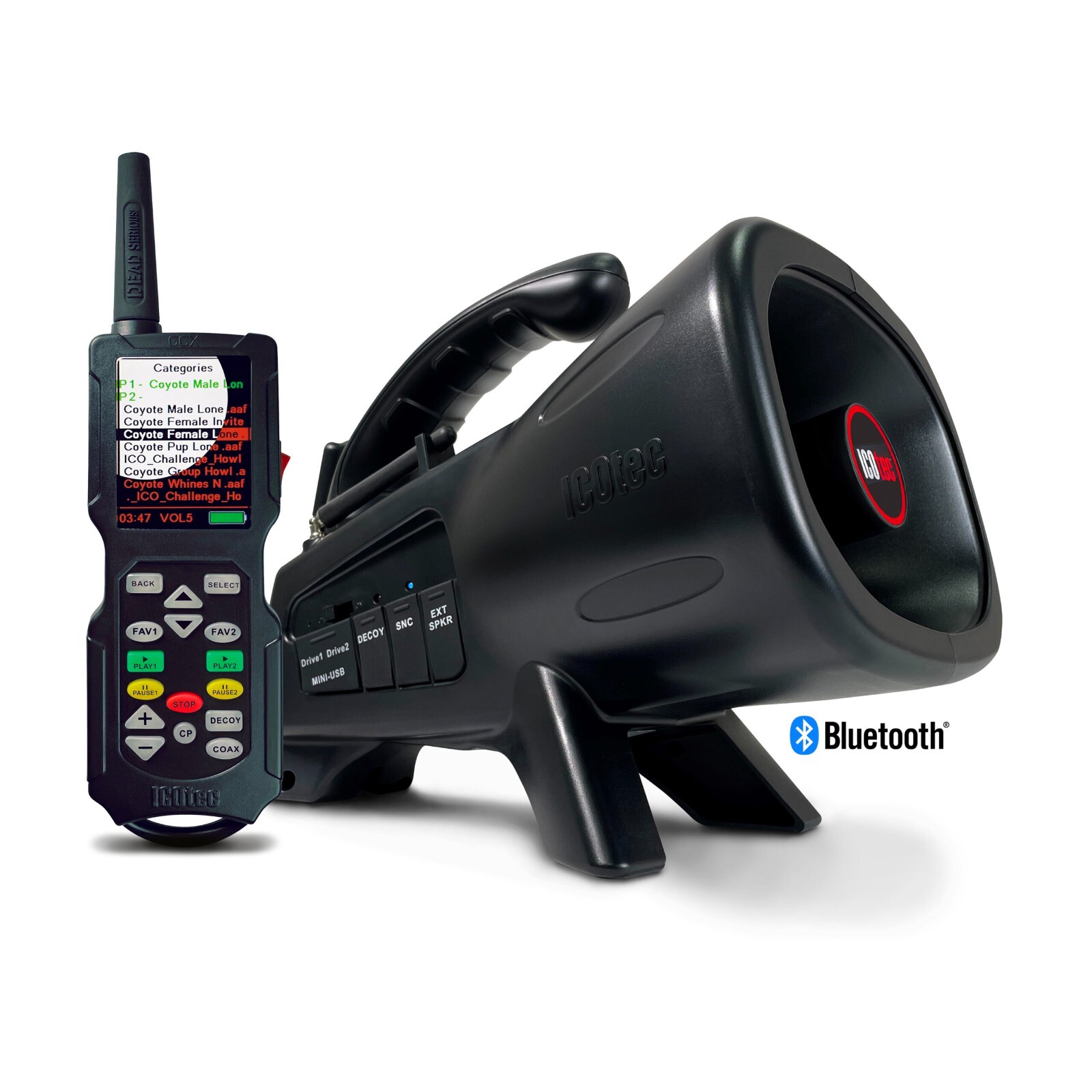 ICOtec Night Stalker + Programmable Game Call W/ Bluetooth Electronic Hunting