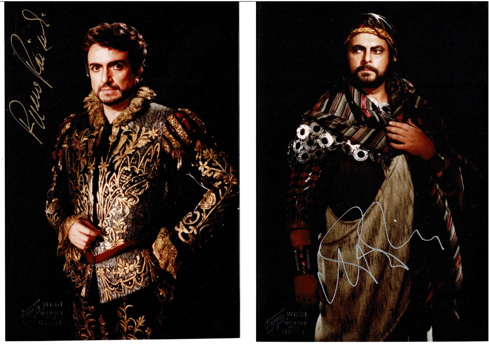 Bernd WEIKL & Ruggero RAIMONDI - 2 Signed Opera Photos by FAYER VIENNA CoA