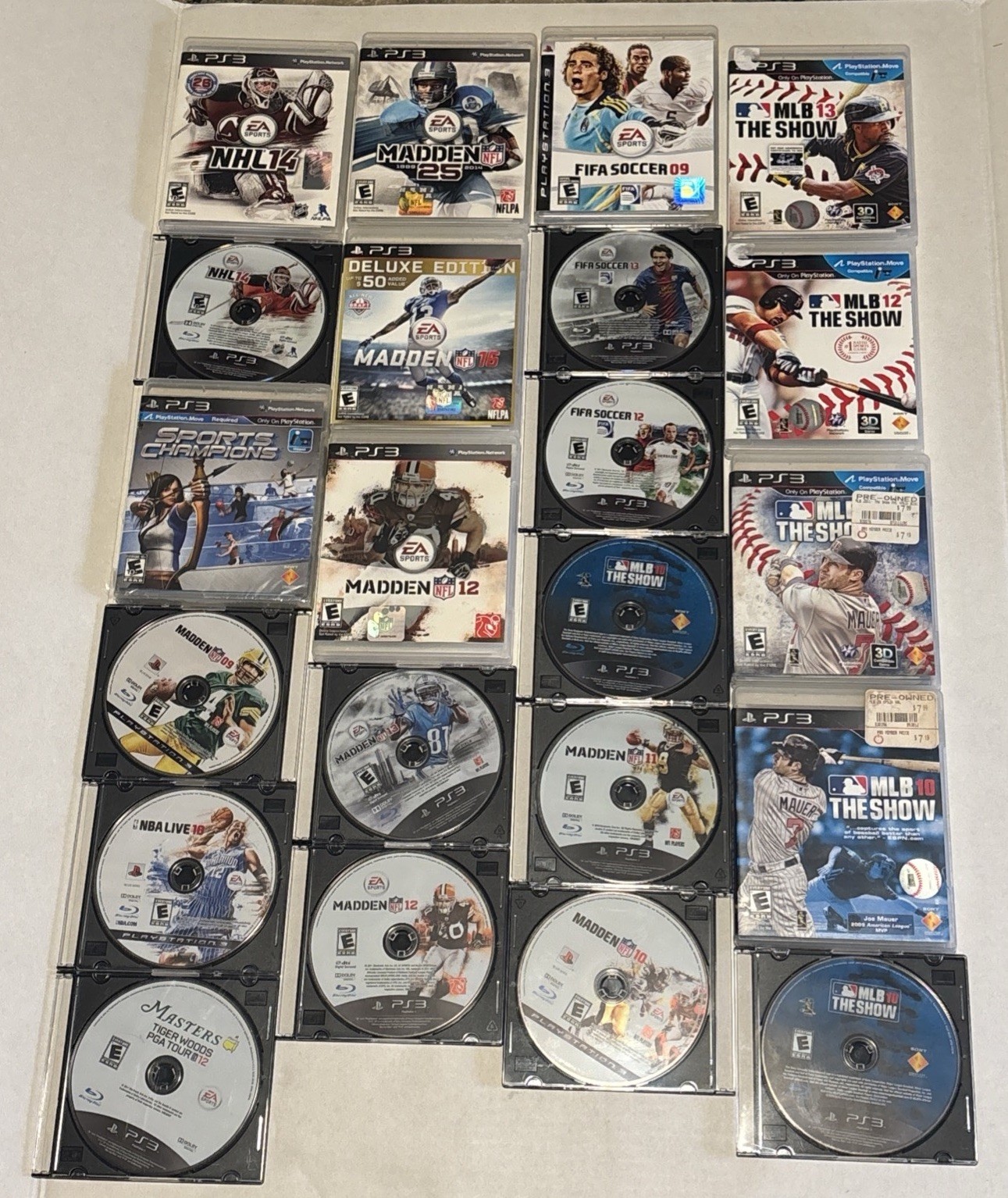 Sony Playstation 3 PS3 22 Sports Game Lot Bundle MADDEN MLB FIFA NHL NBA Tested Sony Playstation 3 PS3 22 Sports Game Lot Bundle MADDEN MLB FIFA NHL NBA Tested