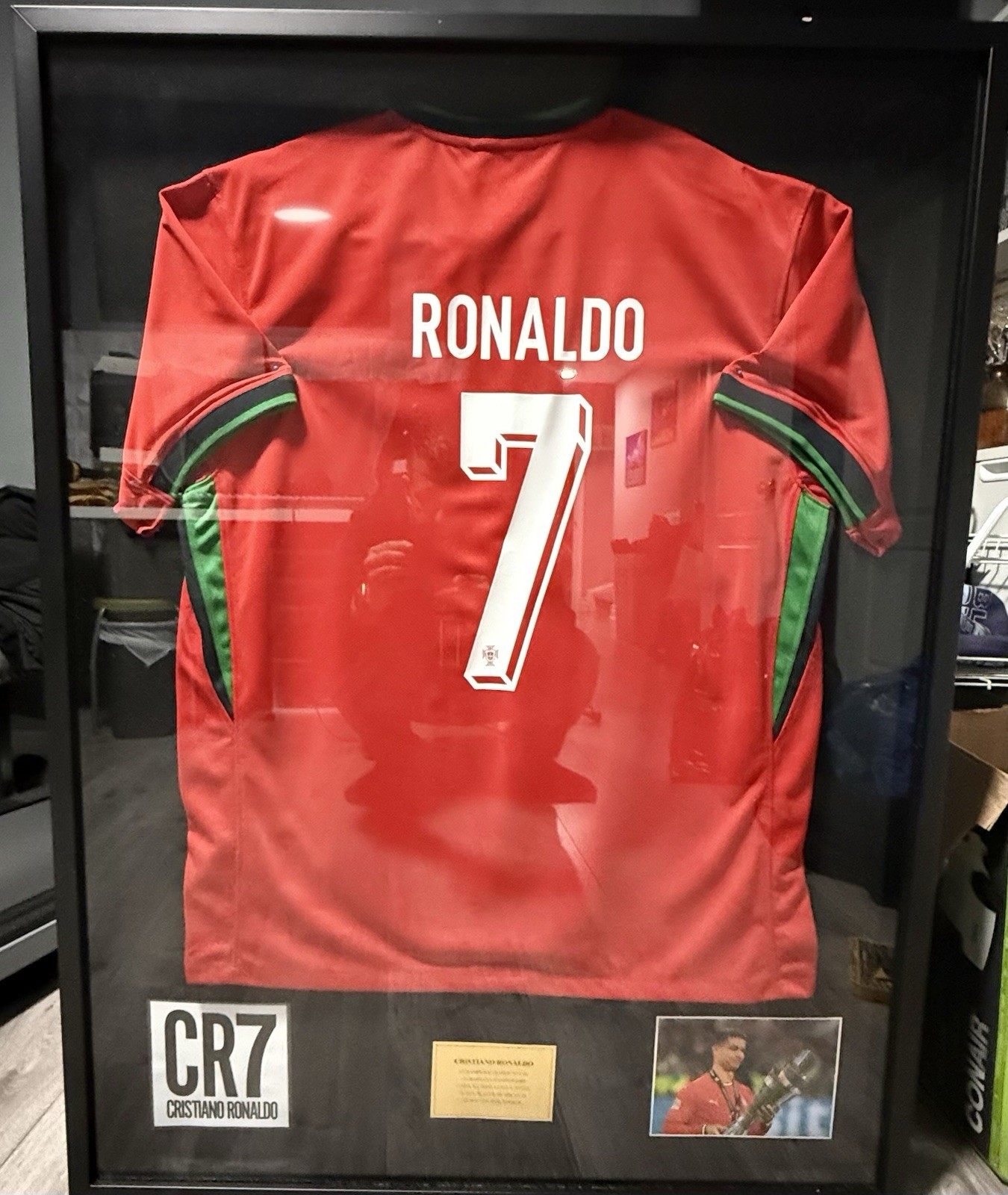 Gorgeous Cristiano Ronaldo Framed Jersey