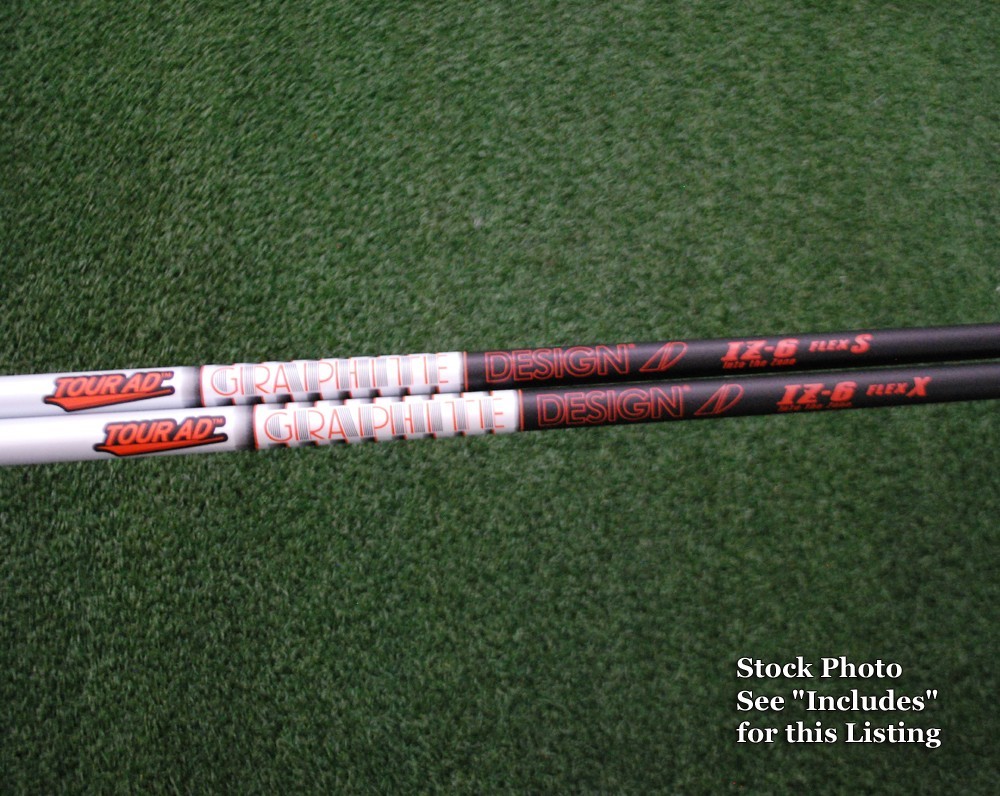 Graphite Design Tour AD IZ Driver Shaft 6S/6X w/installed Adapter Tip&Grip NEW