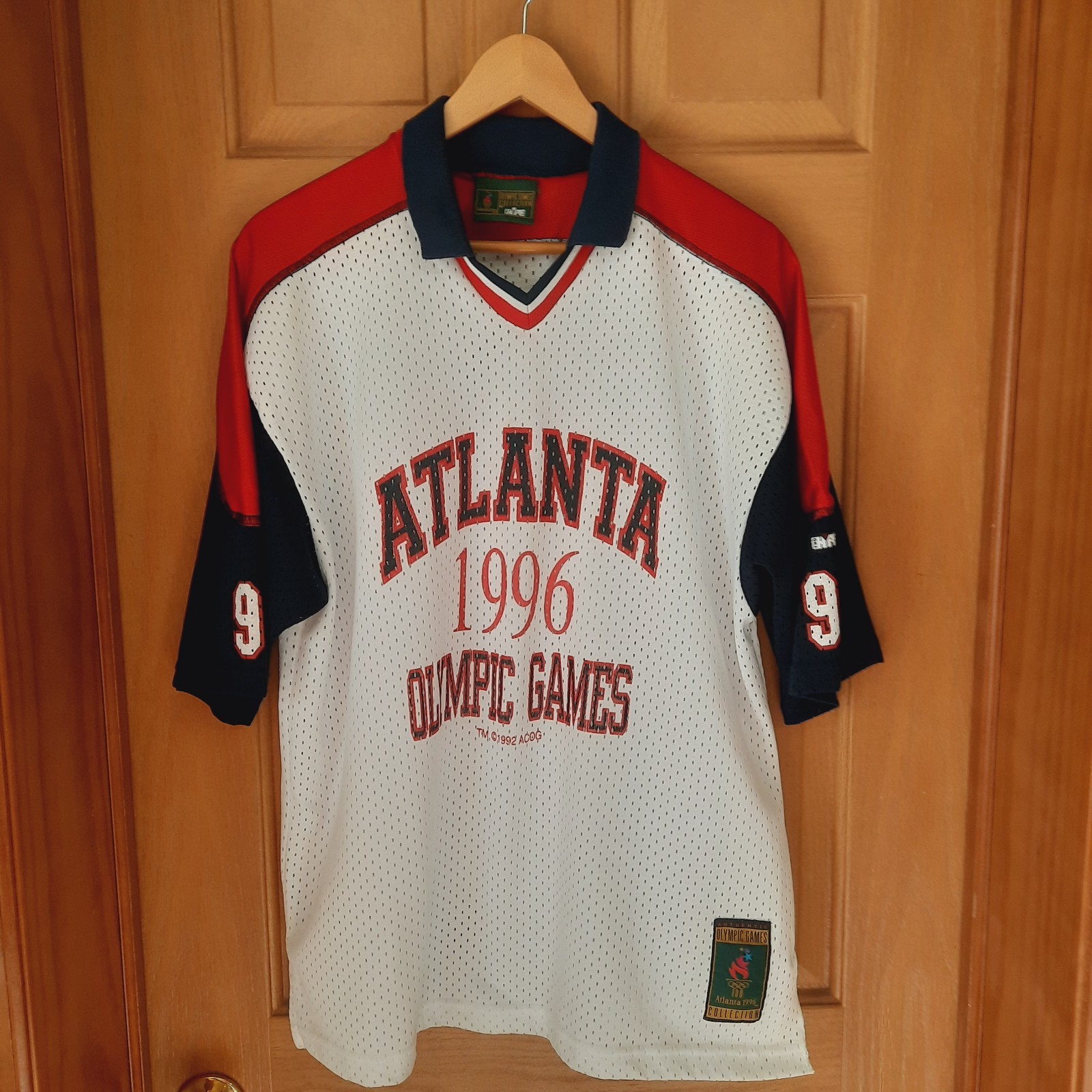 Vintage 1996 Atlanta Olympic Games Mesh Jersey Two Hype Men\'s Size Medium Vintage 1996 Atlanta Olympic Games Mesh Jersey Two Hype Men\'s Size Medium