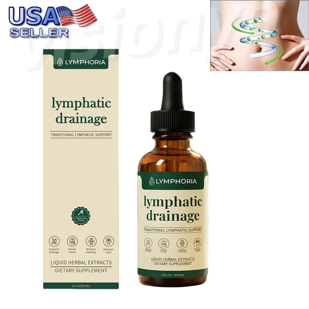 1-5X Lymphoria - Lymphatic Drainage 59ml - Detox, Bloat Relief & Immune Support 1-5X Lymphoria - Lymphatic Drainage 59ml - Detox, Bloat Relief & Immune Support