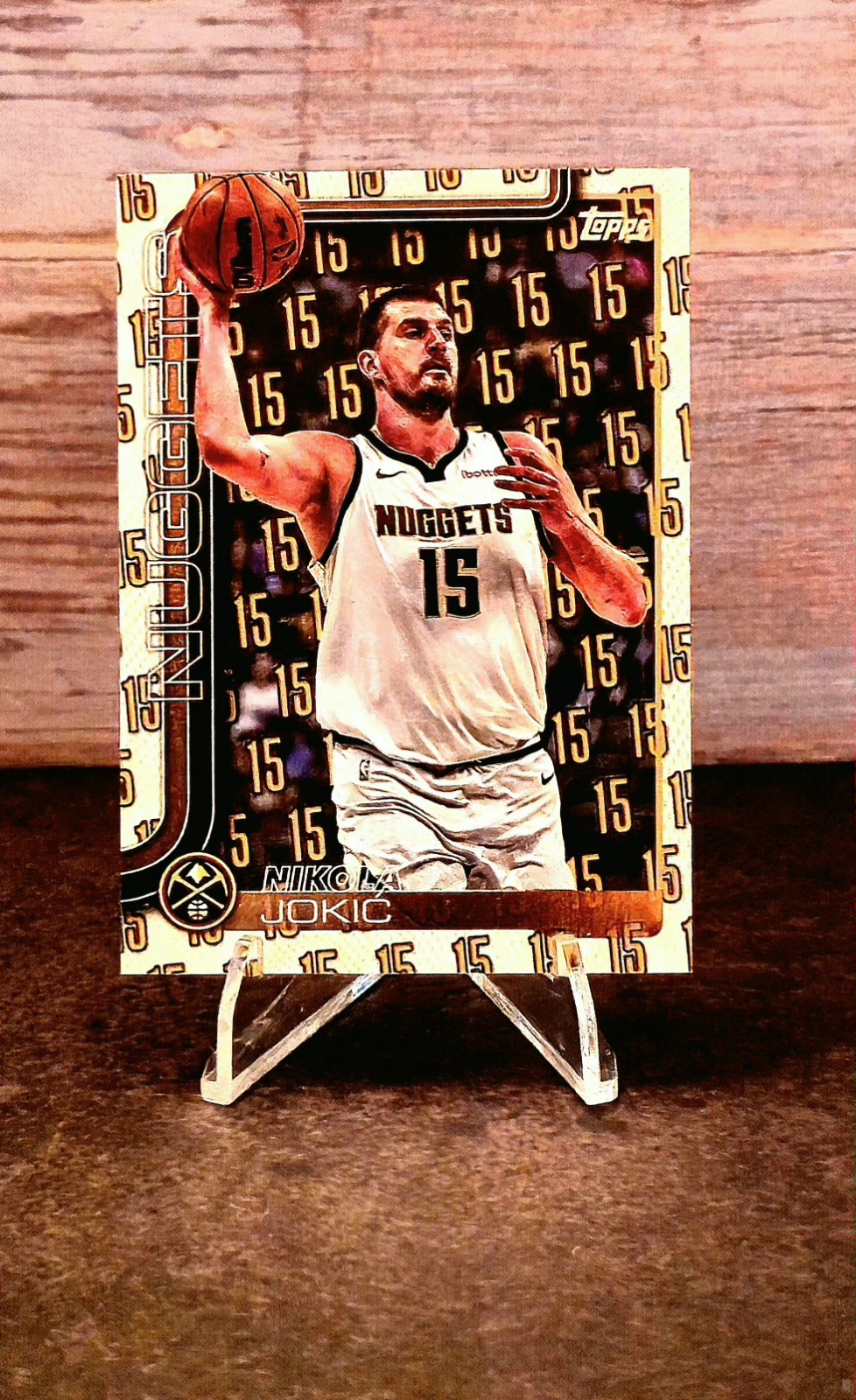 2025-26 Topps #101 NIKOLA JOKÍĆ Player Number Variation /15 2025-26 Topps #101 NIKOLA JOKÍĆ Player Number Variation /15