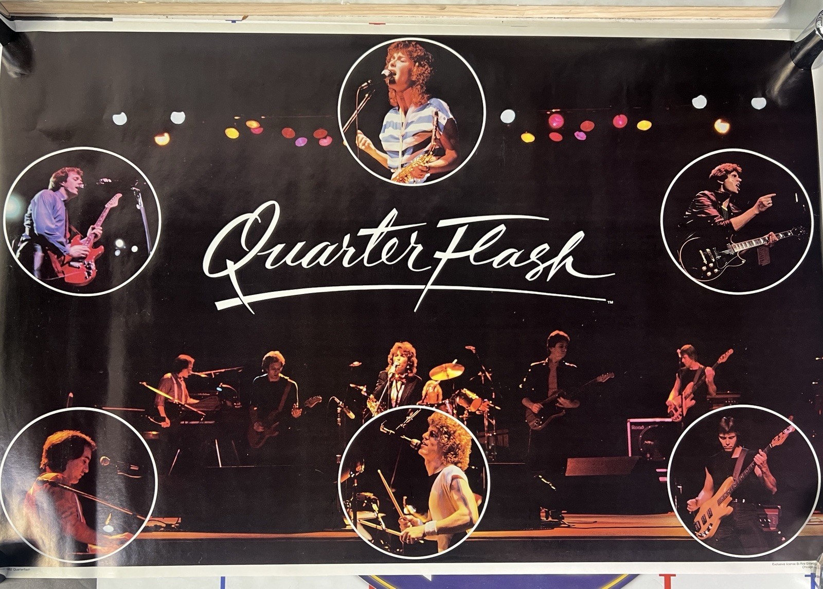 Quarterflash Vintage 1982 Posters RESELLER LOT OF 110 Pcs.  New Old Stock. XLNT