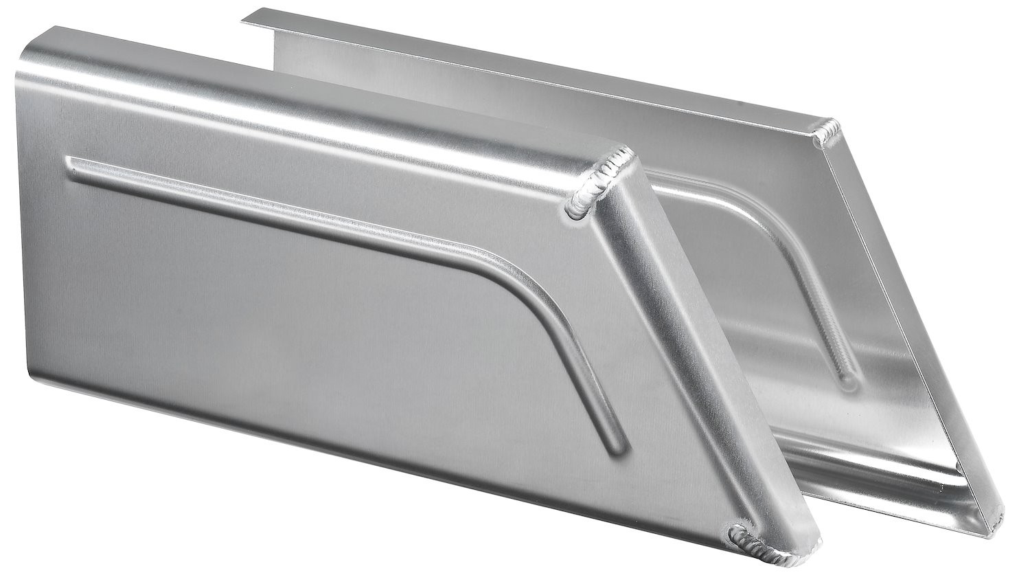 JEGS Aluminum Dash End Panels [Overall Dimensions: 10.325 in. Long x 4.620 in.