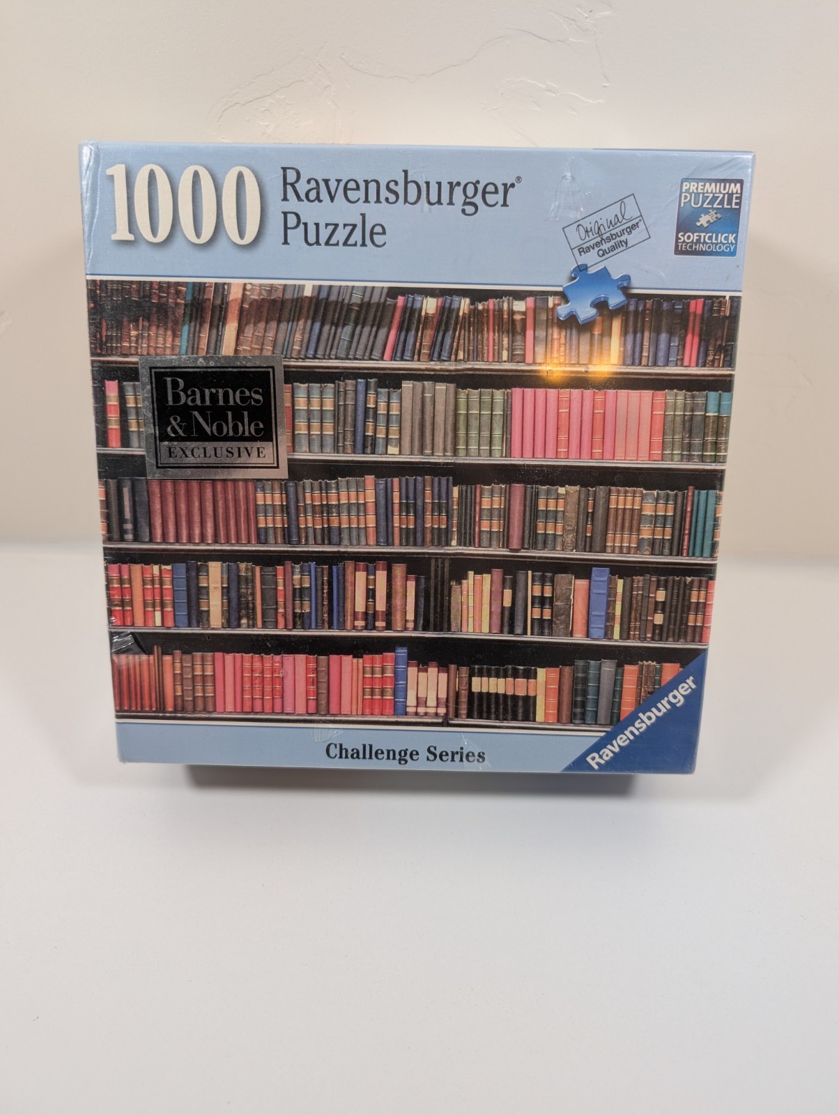 B&N Excl Ravensburger Challenge Series Book Shelf Challenge 1000 Pc Puzzle 2016 