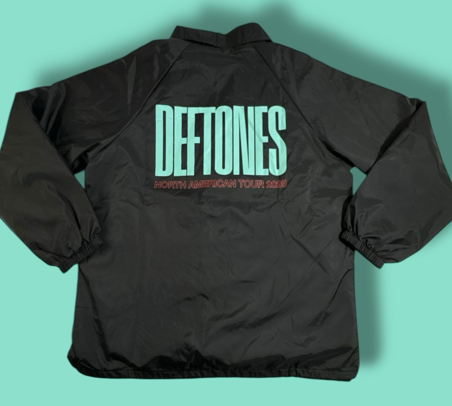 RARE Deftones 2025 North American Tour VIP+ Windbreaker Small Men’s Black NEW RARE Deftones 2025 North American Tour VIP+ Windbreaker Small Men’s Black NEW