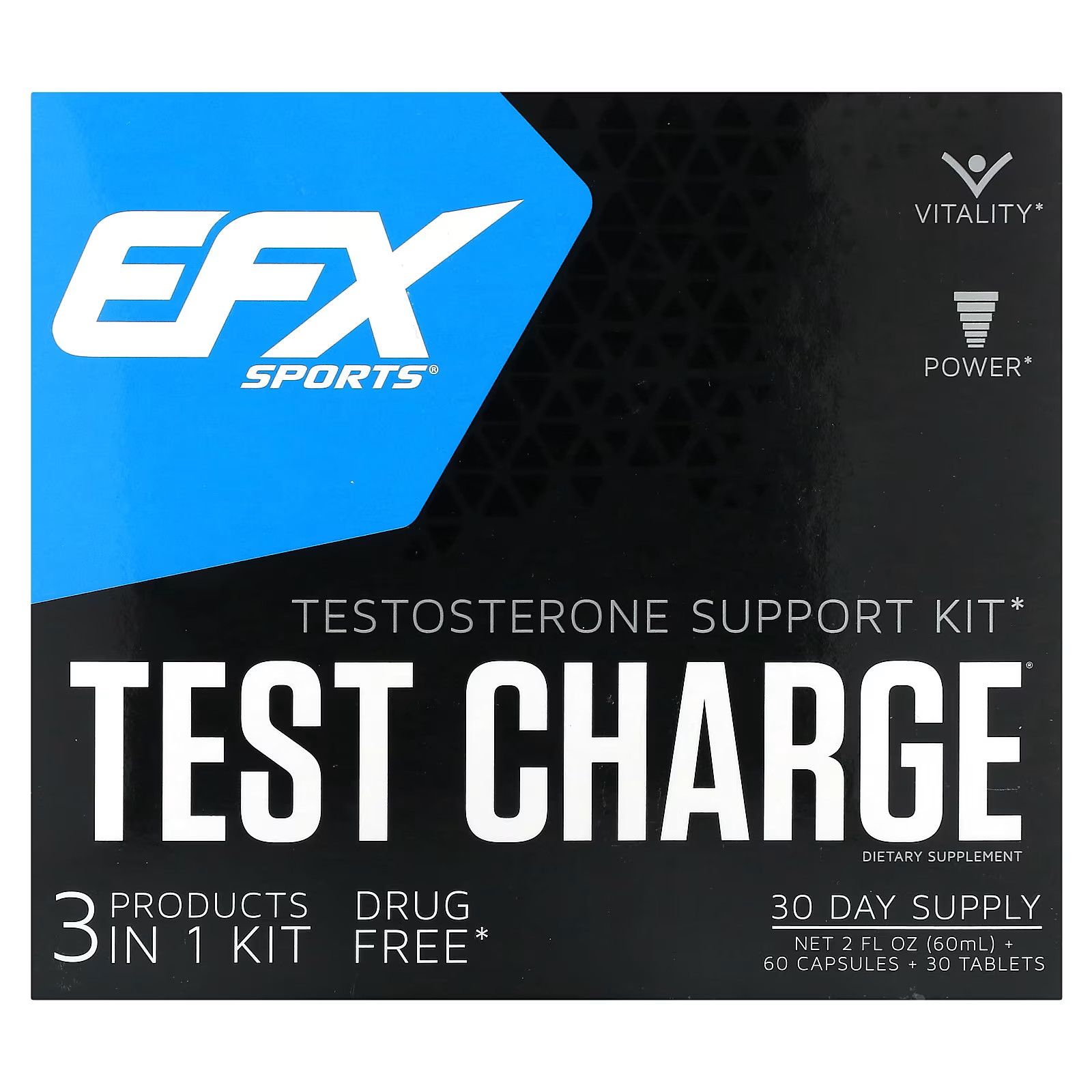 2 X EFX Sports, Test Charge, 1 Kit
