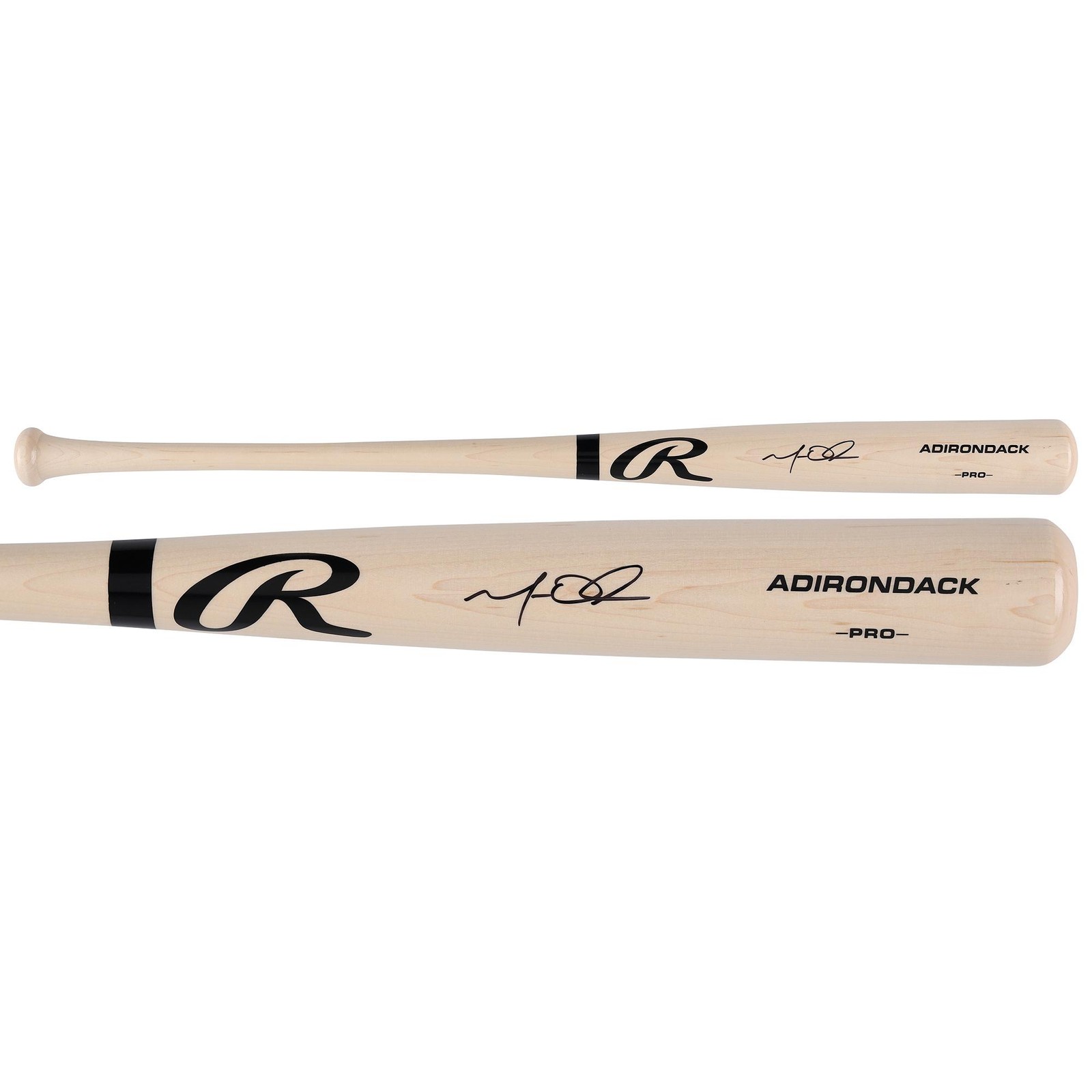 Matt Olson Atlanta Braves Autographed Blonde Rawlings Pro Bat