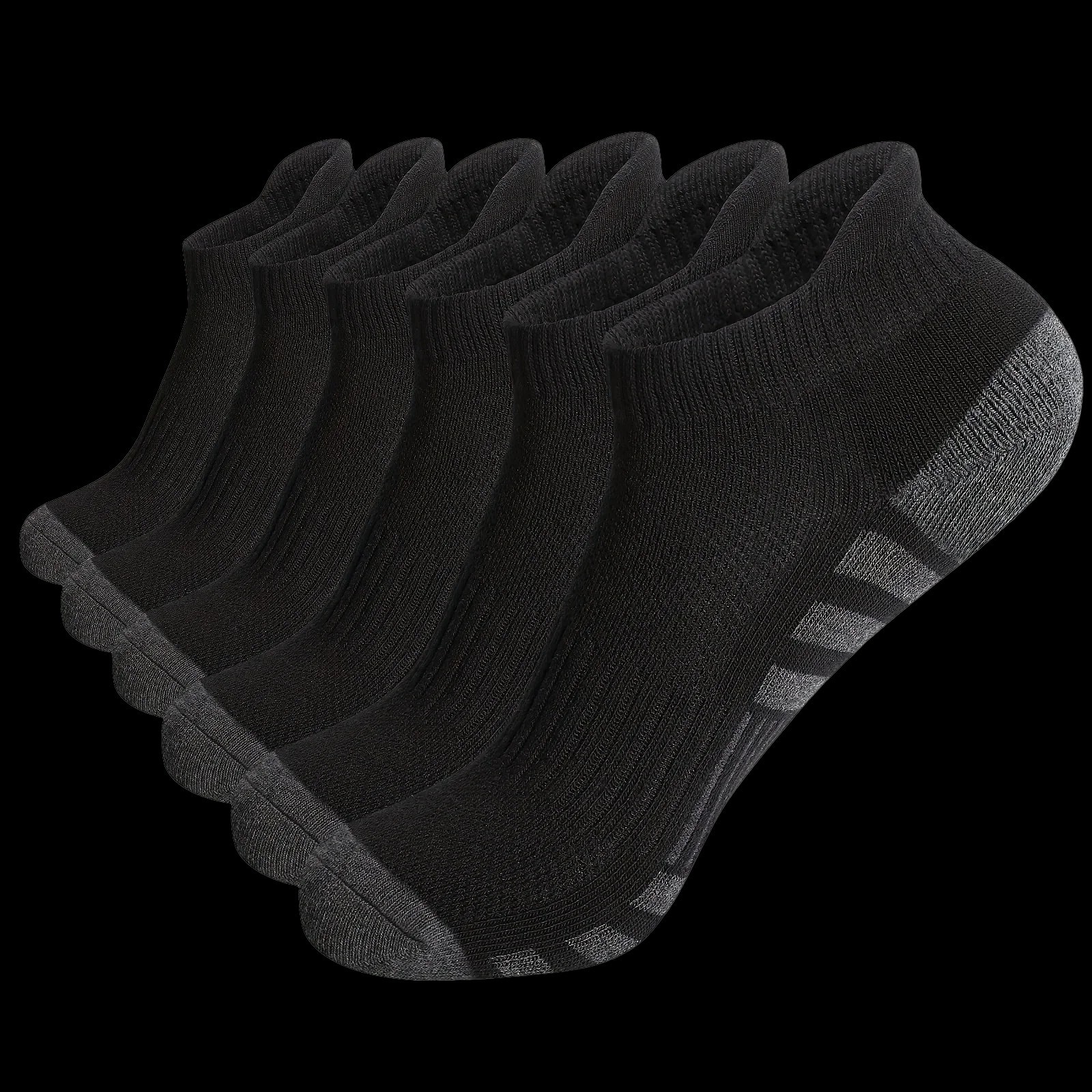 6-12 Pairs Mens Plain Solid Cotton Sports Ankle Athletic Socks Low Cut Size 9-13