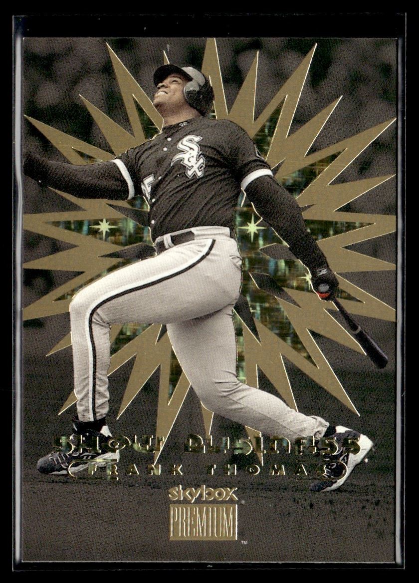 1999 Skybox Premium Show Business Frank Thomas Chicago White Sox #12 1999 Skybox Premium Show Business Frank Thomas Chicago White Sox #12