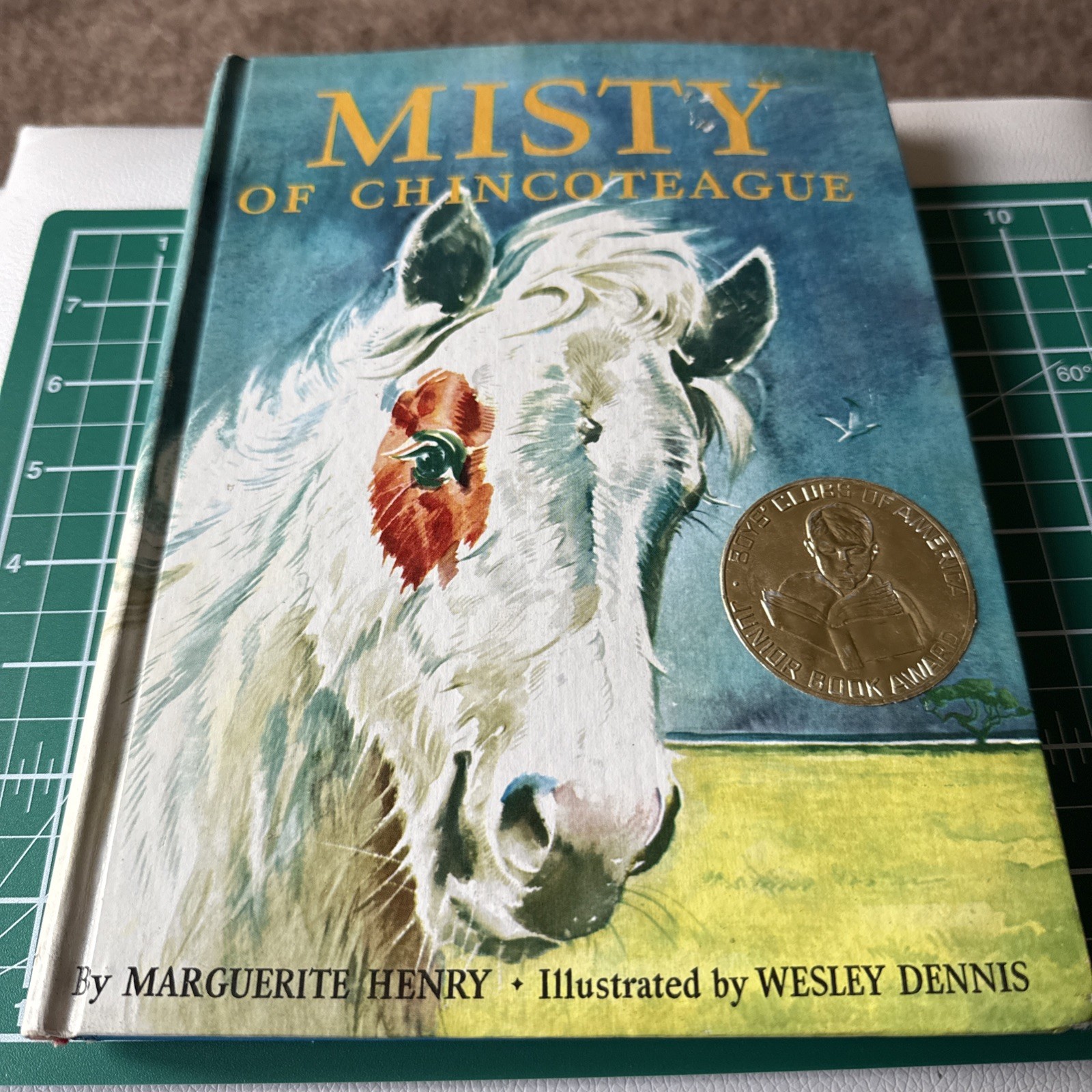 Misty of Chincoteague Marguerite Henry Hardcover Autographed Personalized Copy
