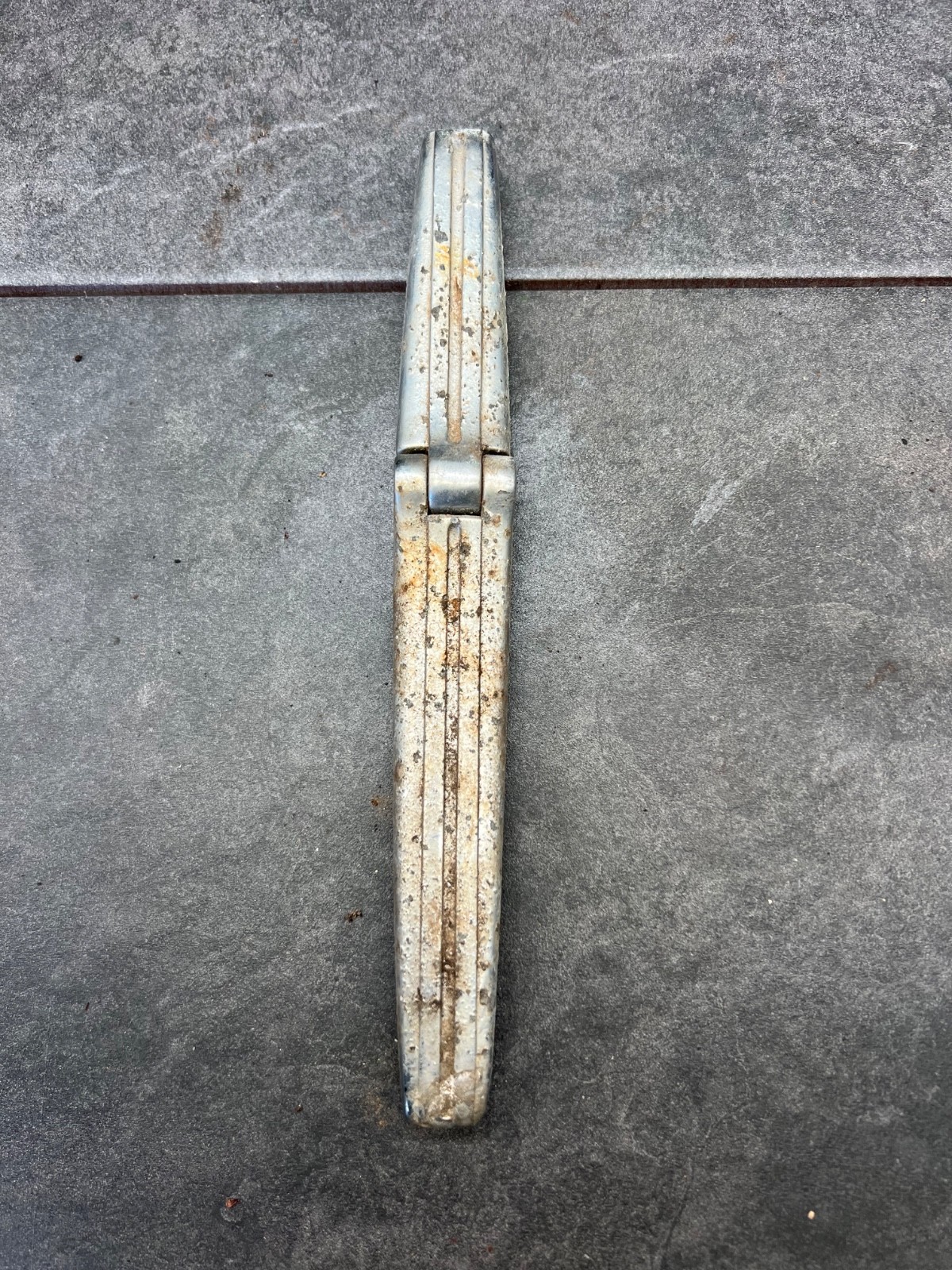 Vintage 1941 1942 1946 1948 Chevrolet Coupe Exterior Rear Trunk Lid Hinge Chrome