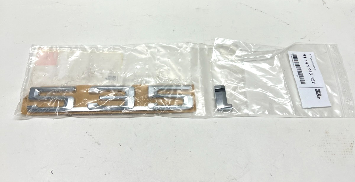 Genuine BMW E28 535i Badge NLA Genuine BMW E28 535i Badge NLA